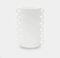 Loopy Resin Vase White