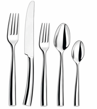 Silhouette Flatware 5 Piece Setting - Stainless Steel