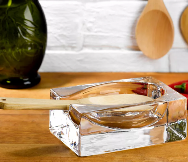 Glass Modern Spoon Rest