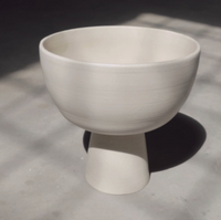 Footed Ceramic Large Bowl