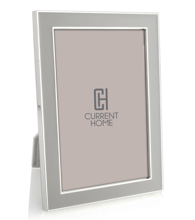 Timber Frame Silver Thin Silver Frame