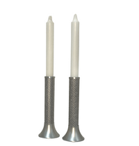 Candleholders Lexi - Silver and Black