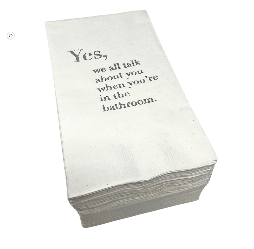 Funny paper guest towels deals