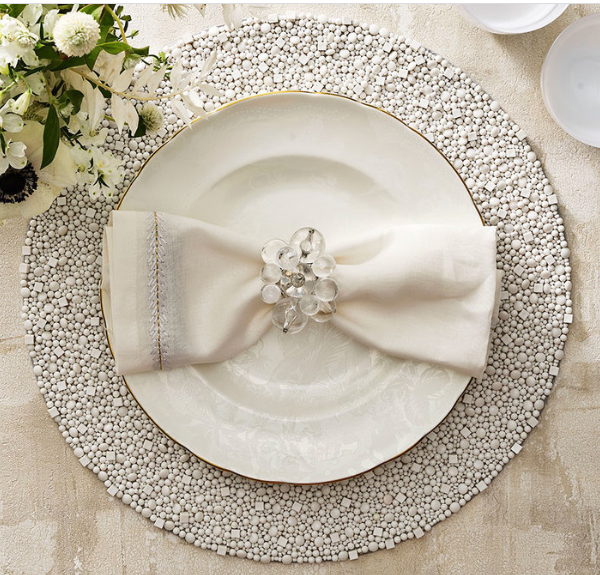 Cloud Napkin Ring Set of 4