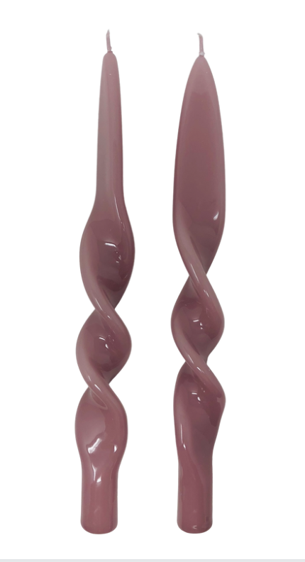 Twist Candle Set of 2 | Various Colors