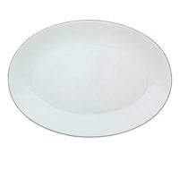 Monceau Oval Platter Platinum Large