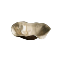 Sierra Maia Oval Gold Bowl