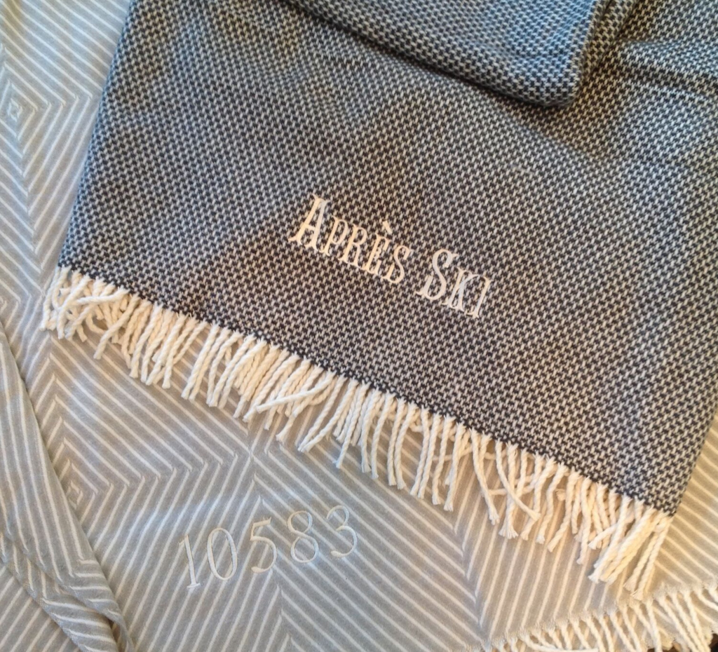 Personalized cotton throw discount blanket
