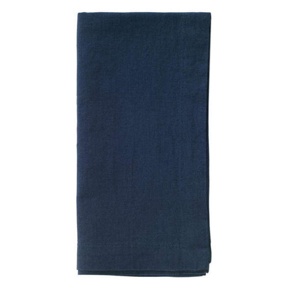 Amalfi napkin in navy. 