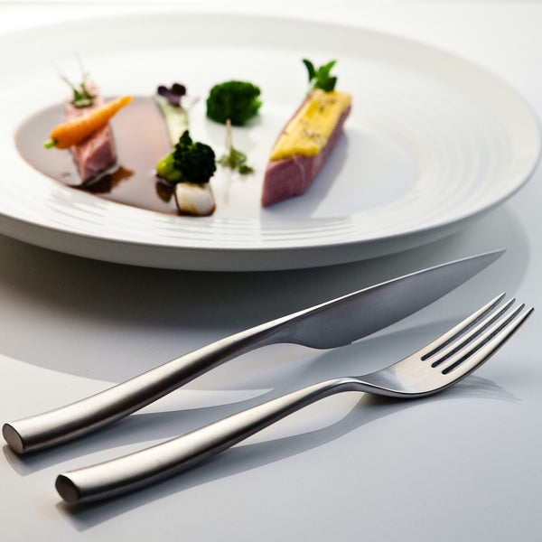 Arte Flatware  5 Piece Setting - Stainless Steel