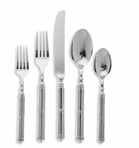 Castello Flatware Silver 5-Piece Setting