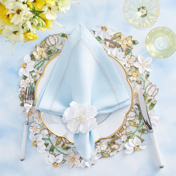 Classic napkin in sky color.