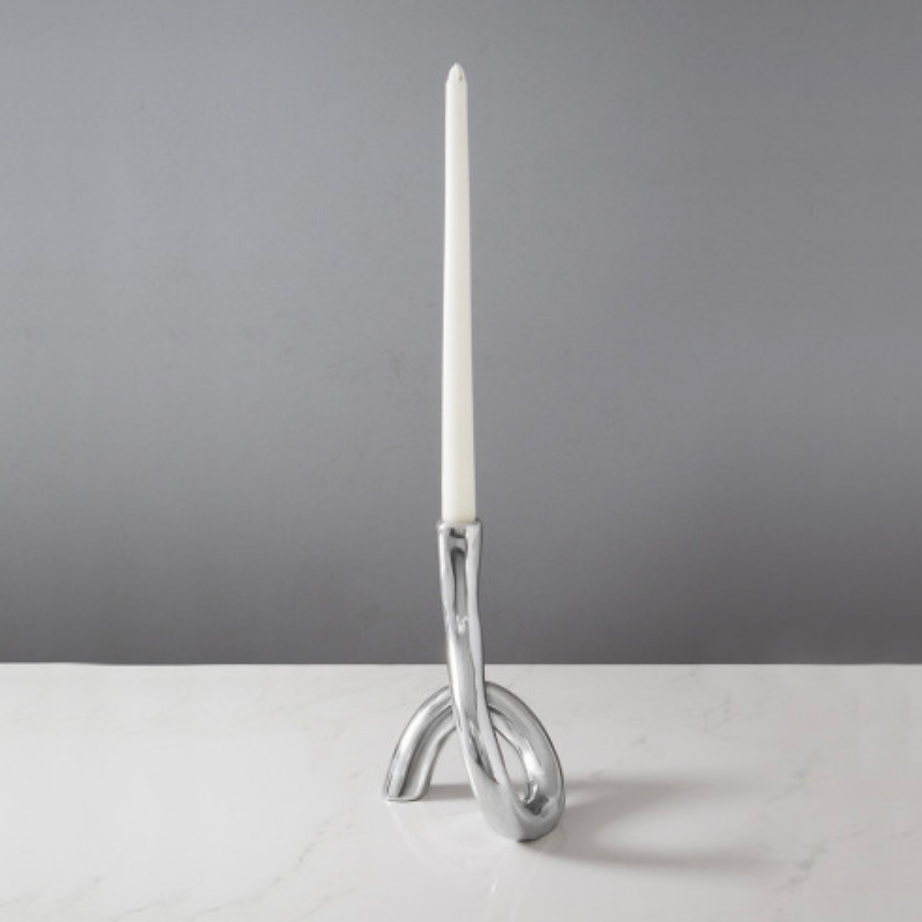Serpente Silver Candlestick 11"