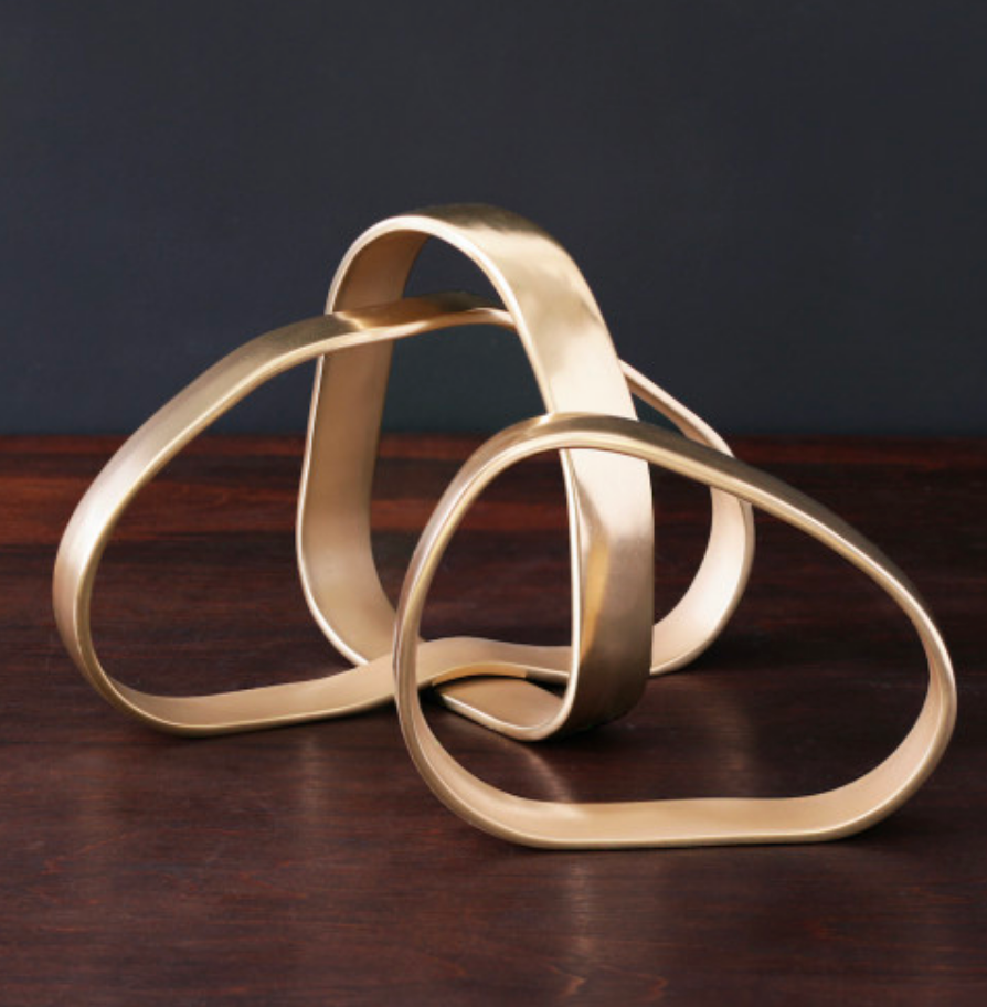 Sierra Modern Rings Centerpiece - Gold