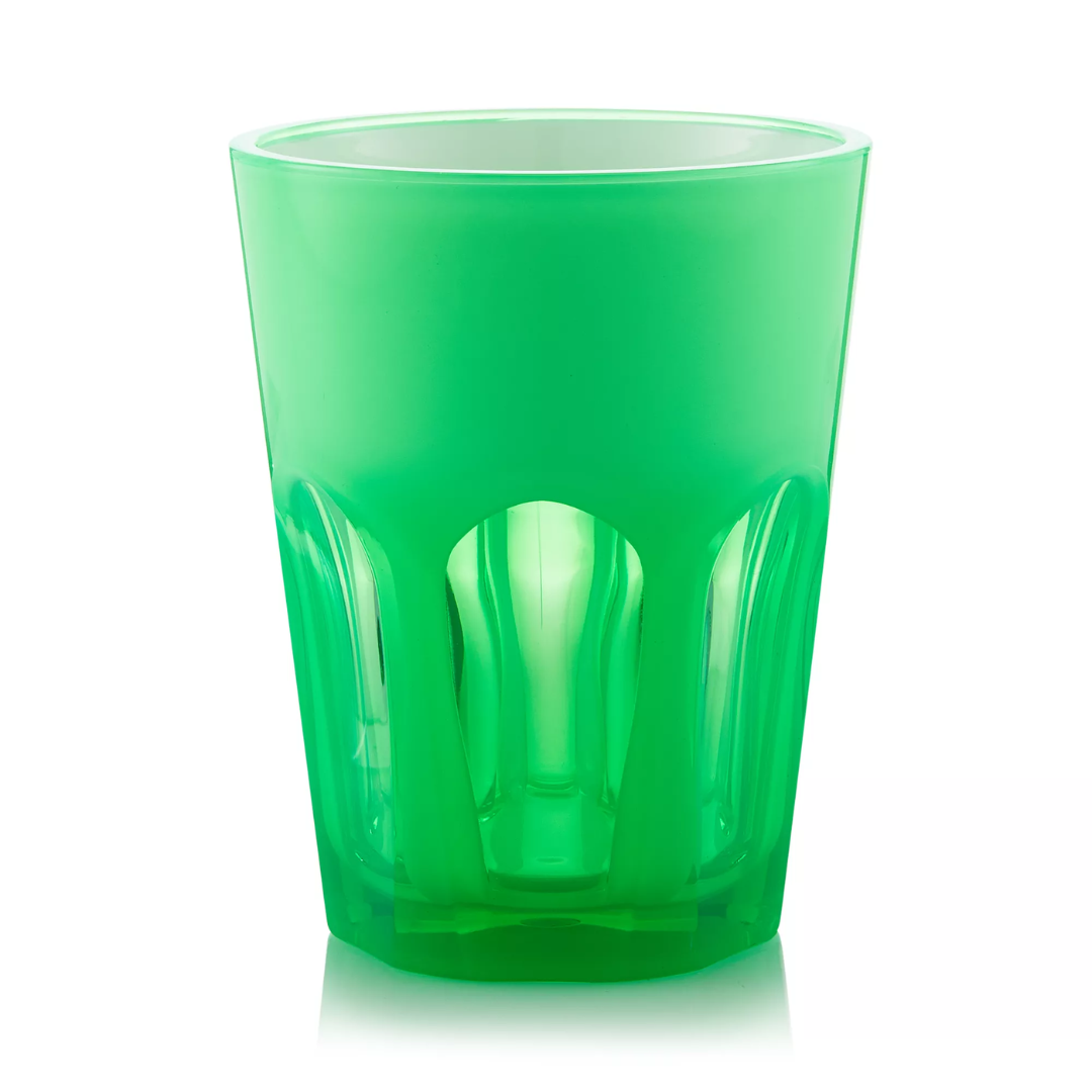 Double face tumbler in green.