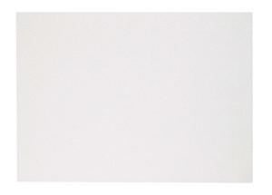 A blank white square canvas with a subtle texture, set against a white background, evokes the elegant look of Bodrum's Skate Rectangle Placemat Set of 4.