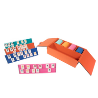 Ellen rummikub set orange.