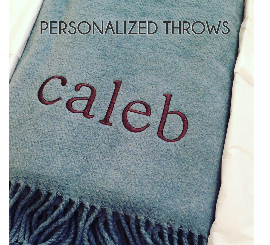 Personalized Throw Blanket Current Home NY