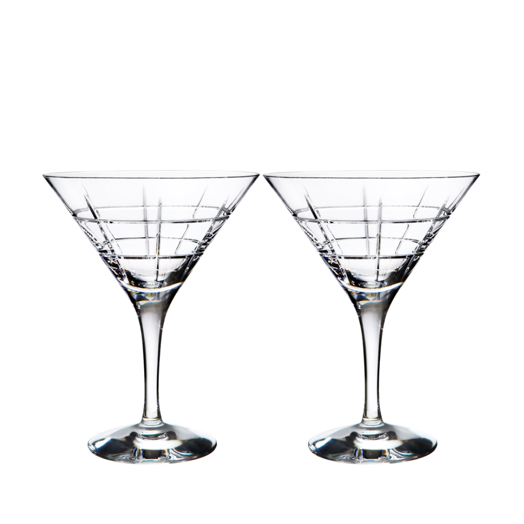 Kosta martini glasses set of 2. 