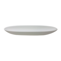 Medium white resin boat bowl. 