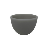 Small grey resin deep bowl.