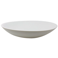 White large resin everyday bowl.