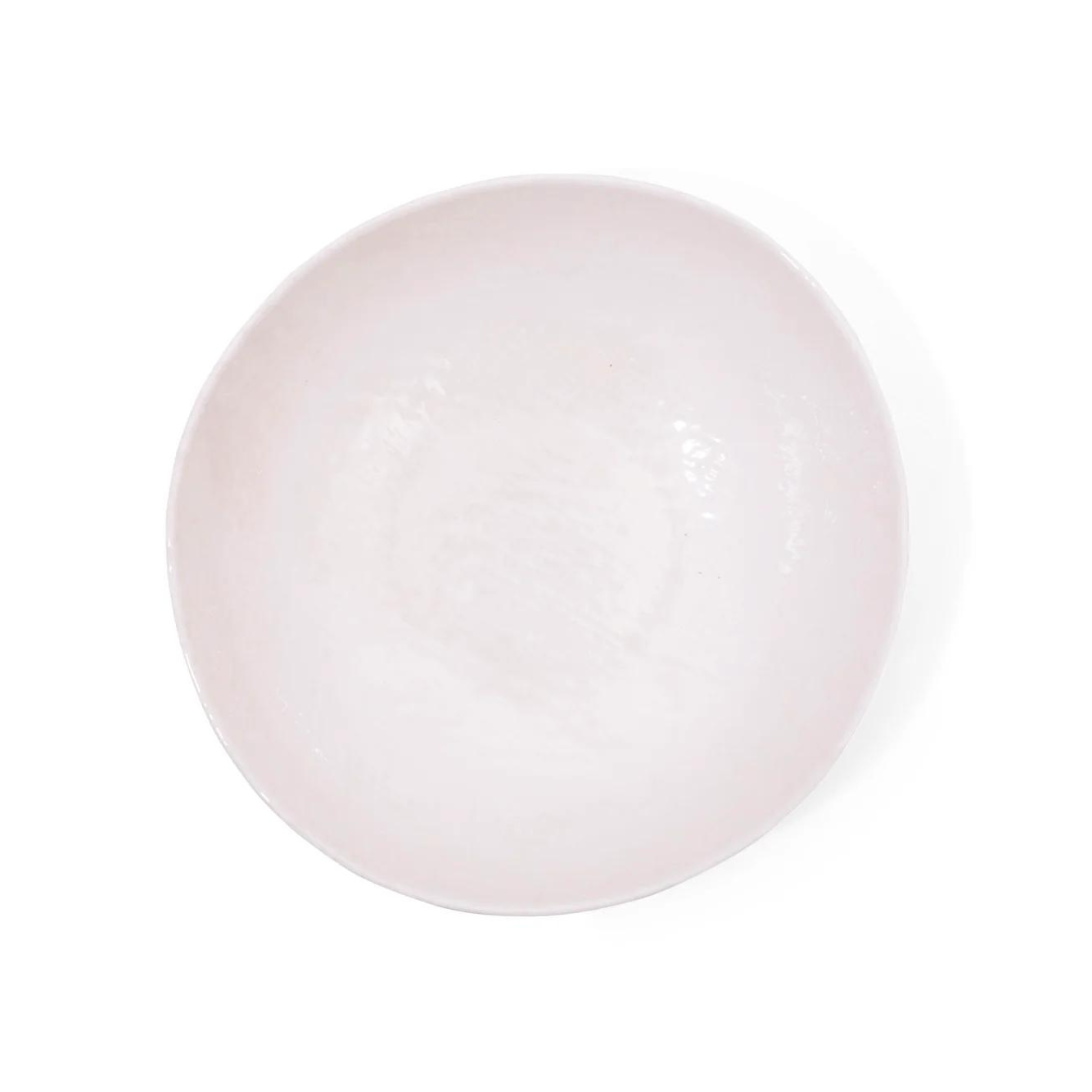 Weave Melamine Serving Bowl - Cream.