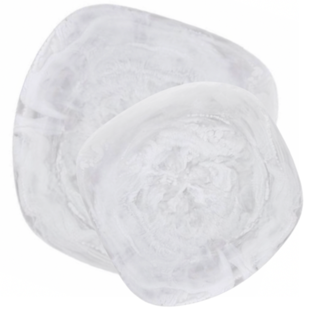 White swirl organic platter in large and medium. 